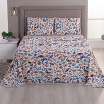 Jogo de Cama 03 e 04 Pçs Malha 100% Algodão Fio Penteado 30/1 Completo