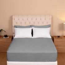 Jogo de Cama 03 Peças Linea Micropercal 200 fios King Casa Paulinha