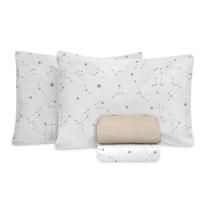 Jogo de Cama 100% algodão Casal 200 Fios Fiori