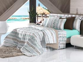 Jogo de Cama 3 Pçs Solteiro 135m x 240m Caribe Soft