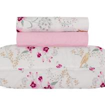 Jogo de Cama 3 peças Casal Realce Premium Sultan - Estampas Jogo de Cama 3 peças Casal Realce Premium Sultan - Estampas