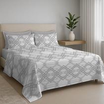Jogo de Cama 3 Peças Solteiro Casal Queen King com Elástico - Jogo de Cama Moderno Estampas Sortidas Jogo de Cama 3 Peças Solteiro Casal Queen King com Elástico - Jogo de Cama Moderno Estampas Sortidas