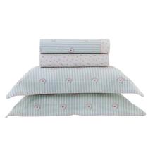 Jogo de Cama 3 Peças Solteiro Vintage Pivone Kacyumara Jogo de Cama 3 Peças Solteiro Vintage Pivone Kacyumara