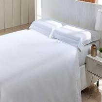 Jogo de Cama 300 Fios Essencial Niazitex Queen Branco