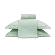 Jogo De Cama 300 Fios Treccenti 100% Algodão Appel Chá Verde - Queen Jogo De Cama 300 Fios Treccenti 100% Algodão Appel Chá Verde - Queen