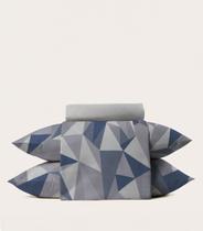 Jogo De Cama 4 Peças Color Art Casal Corttex Azul