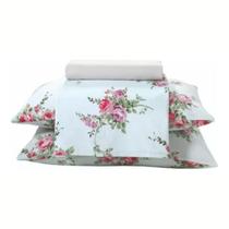 Jogo de Cama 4 Peças Prisma 150 fios Casal cor virginia Jogo de Cama 4 Peças Prisma 150 fios Casal cor virginia