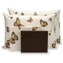 Jogo De Cama 4 Peças Super King Lençol 180 Fios c/ Elástico Percal Estampado Jogo De Cama 4 Peças Super King Lençol 180 Fios c/ Elástico Percal Estampado