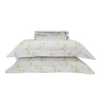 Jogo de Cama 400 Fios 100% Algodão Egípcio 4 Peças - Estampado