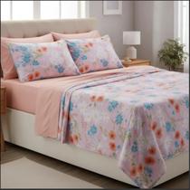 Jogo de Cama 400 Fios Lençol Casal Queen Estampado 4 Peças Estampas Sortidas SEM OPÇÃO DE ESCOLHA Jogo de Cama 400 Fios Lençol Casal Queen Estampado 4 Peças Estampas Sortidas SEM OPÇÃO DE ESCOLHA