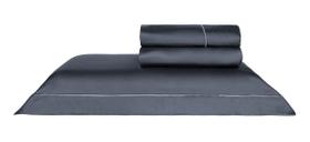 Jogo de Cama 4Pc King Lazio 300 Fios Chumbo Kacyumara