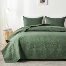 Jogo de Cama akkialla Queen Verde Oliva Colcha Leve Jogo de Cama akkialla Queen Verde Oliva Colcha Leve