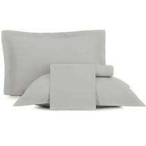 Jogo de Cama Altenburg Ciment TA 4 Peças King Cinza