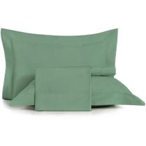Jogo de Cama Altenburg Granito TA 4 Peças King Verde Jogo de Cama Altenburg Granito TA 4 Peças King Verde