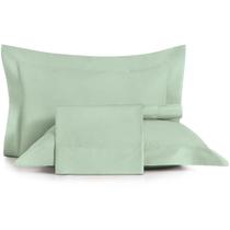 Jogo de Cama Altenburg Lux 200 Fios 4 Peças Queen Verde Jogo de Cama Altenburg Lux 200 Fios 4 Peças Queen Verde