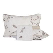 Jogo de Cama Altenburg Malha Algodão Paradis Casal 4pças: Cor:Bege FloralTamanho:Casal 1,38m x 1,88m x 30cm Jogo de Cama Altenburg Malha Algodão Paradis Casal 4pças: Cor:Bege FloralTamanho:Casal 1,38m x 1,88m x 30cm