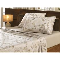 Jogo de Cama Altenburg Neblina Malha 4 Peças Queen Bege Jogo de Cama Altenburg Neblina Malha 4 Peças Queen Bege