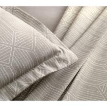 Jogo de Cama Altenburg Reflexo Ta 4 Peças Casal Cinza