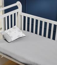 Jogo De Cama Baby Porto Franco Cinza