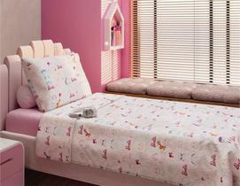 Jogo De Cama Barbie 3 Peças Lepper Personagens 100% Algodão