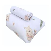 Jogo de Cama Berço Disney Americano 2 Peças Algodão Jogo de Cama Berço Disney Americano 2 Peças Algodão