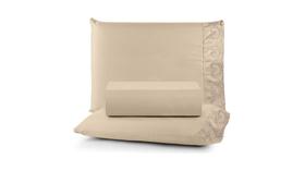 Jogo de Cama Bordado Inglês Simples 100% Micropercal Toque Macio Sonhare Sultan Jogo de Cama Bordado Inglês Simples 100% Micropercal Toque Macio Sonhare Sultan