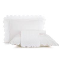 Jogo de Cama Bordados em Cetim 300 Fios Queen - Lumiére - Altenburg Jogo de Cama Bordados em Cetim 300 Fios Queen - Lumiére - Altenburg