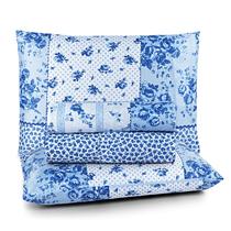 Jogo De Cama Bouti Queen 4 Peças Lençol Estampado Patchwork