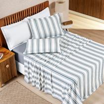 Jogo de Cama Box em 100% Malha de Algodão 4 Peças - Fio 30/1 Penteado - 135g/m2 - Produto Premium Jogo de Cama Box em 100% Malha de Algodão 4 Peças - Fio 30/1 Penteado - 135g/m2 - Produto Premium