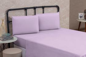 Jogo de Cama Box Solteiro 03 Peças Liso com Fronha Cama Beliche e Cama Infantil