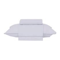 Jogo de Cama Buddemeyer Basic 180 Fios 3 Peças Solteiro Cinz