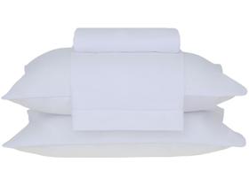 Jogo de Cama Buddemeyer Basic Percalle 4 Peças Queen Branco