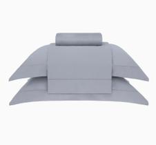 Jogo de Cama Buddemeyer Bud Vision New Colors 300 Fios Queen 240x250 cm 4 Peças Cinza