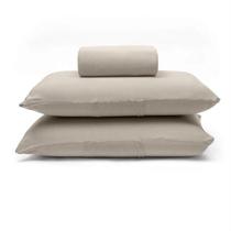 Jogo de Cama Buettner Queen Malha Basic Liso 3 Peças Peças Trigo Jogo de Cama Buettner Queen Malha Basic Liso 3 Peças Peças Trigo