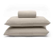 Jogo de Cama Buettner Queen Malha Basic Liso 3 Peças Peças Trigo Jogo de Cama Buettner Queen Malha Basic Liso 3 Peças Peças Trigo