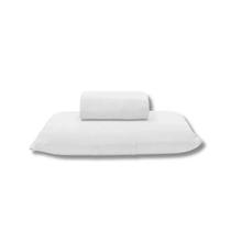 Jogo de Cama Buettner Solteiro Malha Basic Liso 2 Peças Branco