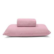 Jogo de Cama Buettner Solteiro Malha Basic Liso 2 Peças Rose Blush Jogo de Cama Buettner Solteiro Malha Basic Liso 2 Peças Rose Blush
