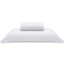 Jogo de Cama Buettner Solteiro Malha Liso 2 Peças Image Branco