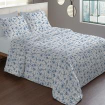 Jogo de Cama Casal 100% Algodão Camesa Super Cotton 4 Peças