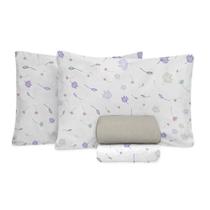 Jogo De Cama Casal 150 Fios Fiori - Eloá (7811) Jogo De Cama Casal 150 Fios Fiori - Eloá (7811)