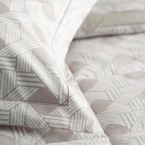 Jogo de Cama Casal 200 fios Estampado - Andreza Jogo de Cama Casal 200 fios Estampado - Andreza
