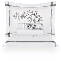 Jogo de Cama Casal 200 Fios Romã - Naturalle Fashion Jogo de Cama Casal 200 Fios Romã - Naturalle Fashion
