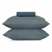 Jogo de Cama Casal 3 Peças Altenburg Toque Acetinado Slim Marinho Azul Jogo de Cama Casal 3 Peças Altenburg Toque Acetinado Slim Marinho Azul