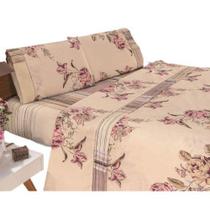 Jogo De Cama Casal 3 Peças Estampas Variadas Charme