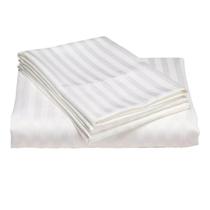 Jogo de Cama Casal 3 Peças Stripe Luxo 300 Fios Padrão Hotel