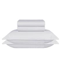 Jogo De Cama Casal 300 Fios Basic - Naturalle Branco