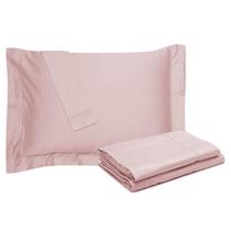 Jogo De Cama Casal 300 Fios Bud Vision Rosa - Buddemeyer