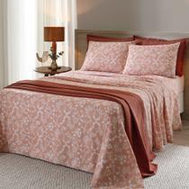 Jogo de Cama Casal 4 peças Lençol com Elástico 100 Algodão Percal 130 Fios 138x188x35cm Dohler Jogo de Cama Casal 4 peças Lençol com Elástico 100 Algodão Percal 130 Fios 138x188x35cm Dohler