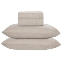 Jogo de Cama Casal 4 Peças Naturalle Mescla Malha Penteada 1,60m x 2,40m - Sultan
