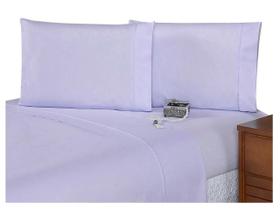 Jogo De Cama Casal 4 Peças Percal 200 Fios Lilas